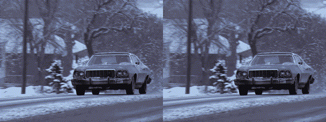 Before-and-after comparison of AI video frame interpolation in Flowframes